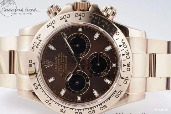 Dial SA4130 Best Edition QF Daytona on 116505 V2 Brown Bracelet RG 1:1 0324